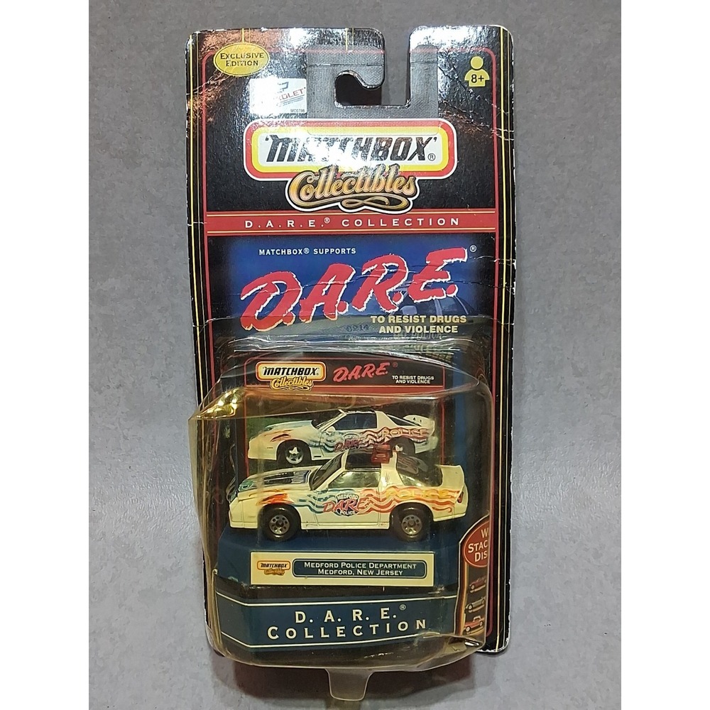 Matchbox Collectibles 1999 DARE D.A.R.E. Medford Police New Jersey 1985 Camaro